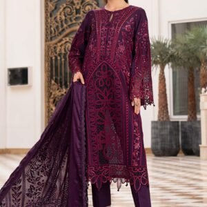 3 Piece Embroidered Lawn Suit