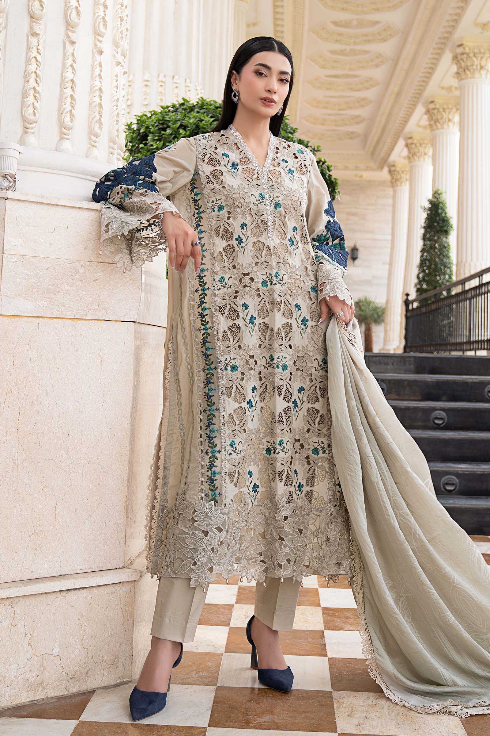 3 Piece Embroidered Lawn Suit